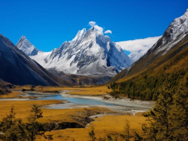 攝圖網_600233503_美麗的雪山風景(企業商用)(1)